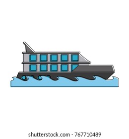 Luxury cruise ship