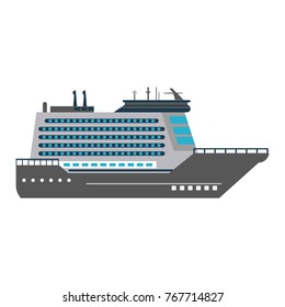 Luxury cruise ship