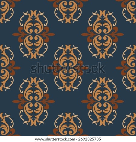 Luxury Damask background in soft tones, suitable for elegant invitations, branding, or fashion design.