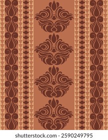 Luxury Damask Pattern – Elegant Ornate Design for High-End In Fashion Indulge in timeless sophistication with this exquisite damask pattern, meticulously crafted 