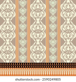 Luxury Damask Pattern – Elegant Ornate Design for High-End In Fashion Indulge in timeless sophistication with this exquisite damask pattern, meticulously crafted 