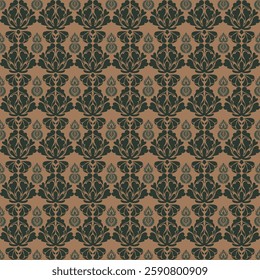 Luxury Damask Pattern – Elegant Ornate Design for High-End Interiors and Fashion Indulge in timeless sophistication with this exquisite damask pattern, meticulously crafted