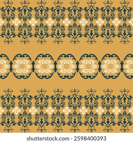 . Luxury Damask Pattern – Elegant Ornate Design for High-End Interiors and Fashion Indulge in timeless sophistication with this exquisite damask pattern, meticulously crafted