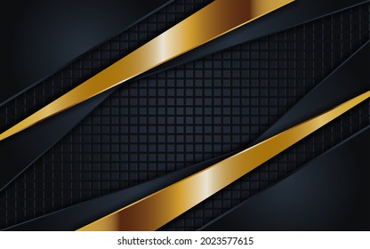 Luxury dark background combinations with line gold