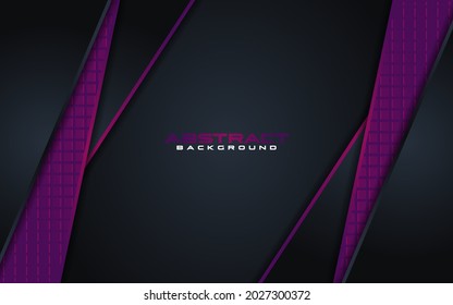 Luxury dark background combinations with line purple Element with Overlap Textured Layered Style Concept. Graphic Design Element.