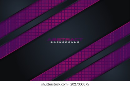 Luxury dark background combinations with line purple Element with Overlap Textured Layered Style Concept. Graphic Design Element.