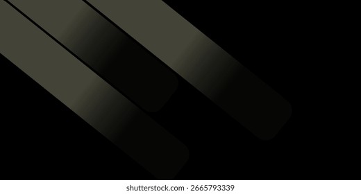 Luxuriöses dunkles Hintergrunddesign für Website, Poster, Markenidentität, Broschüre, Präsentationsvorlage usw. mit futuristischen geometrischen Formen. Vektor-EPS