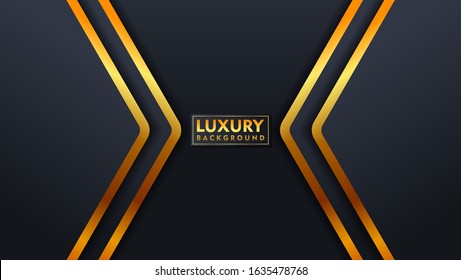 luxury dark background with gold line element.