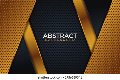 Luxury dark background with golden combinations