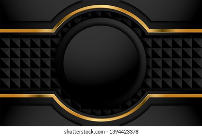 luxury dark background with overlap layer