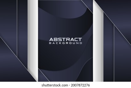 Luxury dark background with wave texture design. Elegant concept design