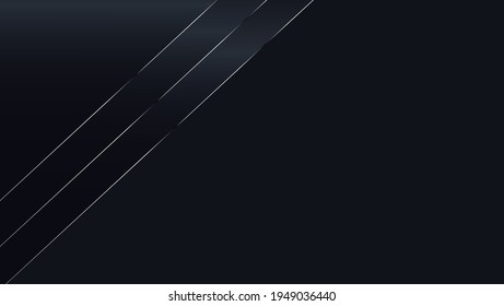 Luxury dark blue and silver background