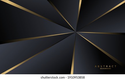 luxuriöse, dunkel geometrische abstrakte Textur. Der moderne goldene Hintergrund ist perfekt für Cover, Buchdesign, Poster, Flyer, Website-Hintergrund, etc.