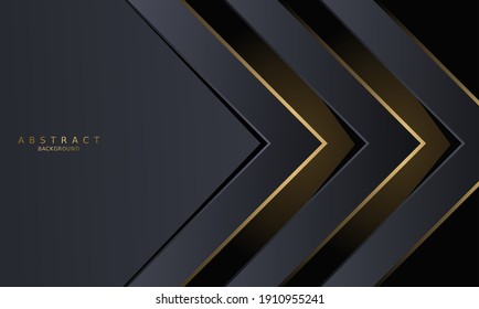 luxury dark geometric abstract texture. The shiny gold line background is perfect for cover, book design, poster, flyer, website background, etc.
