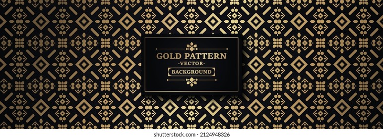 Luxury dark gold abstract line pattern