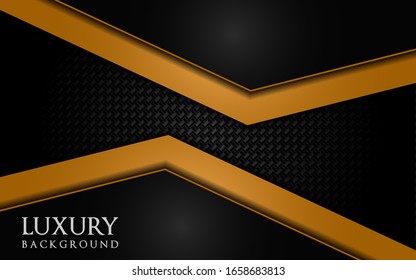 Luxury dark with golden lines abstract style background