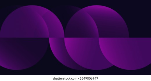 Luxury dark purple gradient background design. Dynamic shapes composition. Vector illustration
