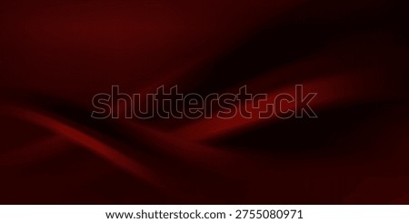 Luxury dark red abstract background with smooth flowing wave lines and deep shadows. Premium elegant silk texture or automotive carbon style design for high-end branding. vector illustration