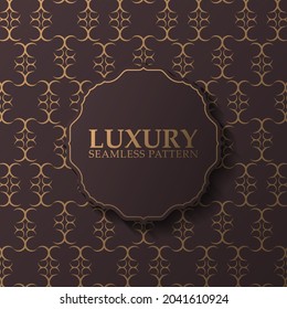luxury dark seamless pattern background