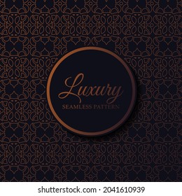 luxury dark seamless pattern background