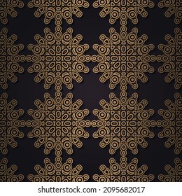 luxury dark seamless pattern background