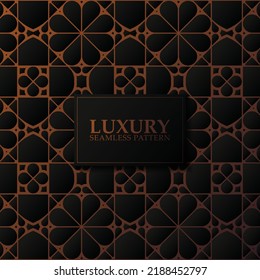 luxury dark seamless pattern background