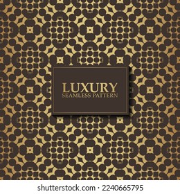 luxury dark seamless pattern background