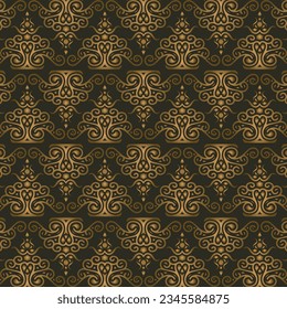 luxury dark seamless pattern background