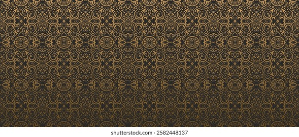 luxury dark seamless pattern background