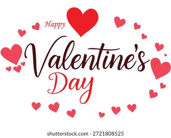 Fondo de lujo del día de San Valentín con corazones románticos, tonos rojos y rosados suaves y Elementos de diseño elegantes. Perfecto para Anuncios de venta de San Valentín, volantes, carteles, marketing en redes sociales, campañas publicitarias y promociones de comercio electrónico. Ideal para marcas, empresas y diseñadores que buscan un tema romántico premium.