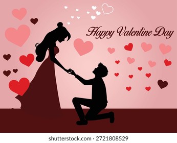 Luxuriöser Valentinstag-Hintergrund mit romantischen Herzen, sanften Rot- und Rosatönen und eleganten Designelementen. Perfekt für Valentinstag-Verkaufsbanner, Flyer, Poster, Social-Media-Marketing, Werbekampagnen und E-Commerce-Aktionen. Ideal für Marken, Unternehmen und Designer, die ein romantisches Premium-Thema suchen.