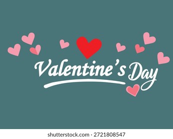Fondo de lujo del día de San Valentín con corazones románticos, tonos rojos y rosados suaves y Elementos de diseño elegantes. Perfecto para Anuncios de venta de San Valentín, volantes, carteles, marketing en redes sociales, campañas publicitarias y promociones de comercio electrónico. Ideal para marcas, empresas y diseñadores que buscan un tema romántico premium.