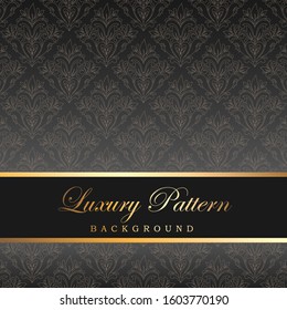 Luxury Decoration Arabeques Pattern Background