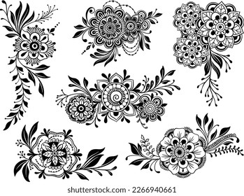 Luxury decorative background design with mandala pattern
