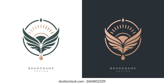 Luxury decorative design template elements, ornament logo frame, retro ornamental design and decorative ornaments badge