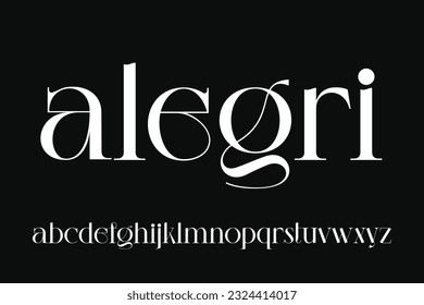 Luxury decorative display font vector