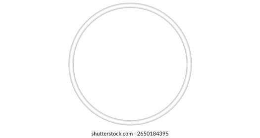 Ilustración vectorial de anillo decorativo de lujo.