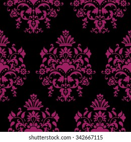 Luxury decorative seamless violet pattern