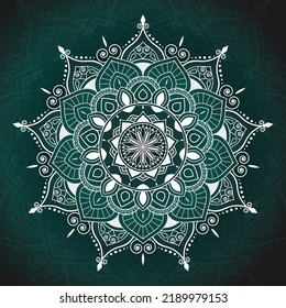 Luxury decorativel mandala background with arabesque style