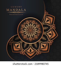 Luxury decorativel mandala background with arabesque style