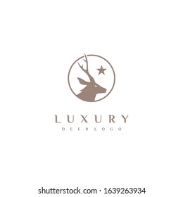 Luxury deer logo design inspiration
