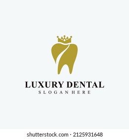 Luxury dental health logo luxury dental clinic logo design medical doctor dentist logotype concept