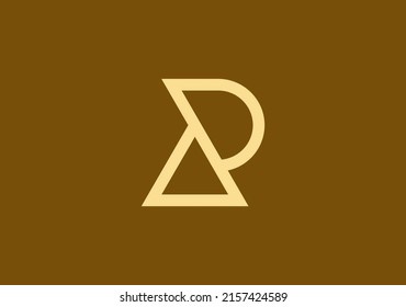 Luxury design based on initial letter R and A