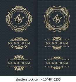 Luxury design with elegant black background