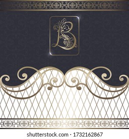 Luxury design for labels, badges, frames, logo, packaging. Great for
perfume, soap, lotions. Can be used for background image. Vector illustration