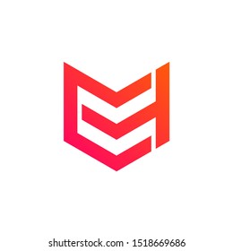 luxury design logo innitial et