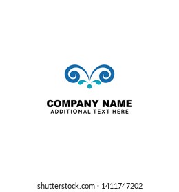 luxury design logo inspiration. Vector template for any purpose logo, labels, badges, stickers or icons. 