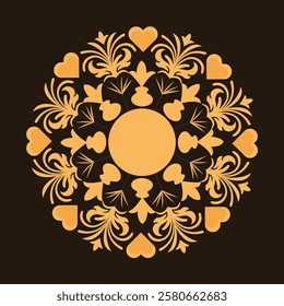 Luxury design mandala vector image 