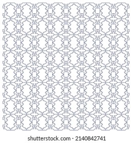 Luxury Design Ornaments, AZTECS Blue White Pattern, Texture, Background