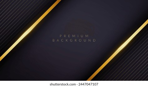 Luxury Diagonal Dark Golden Background